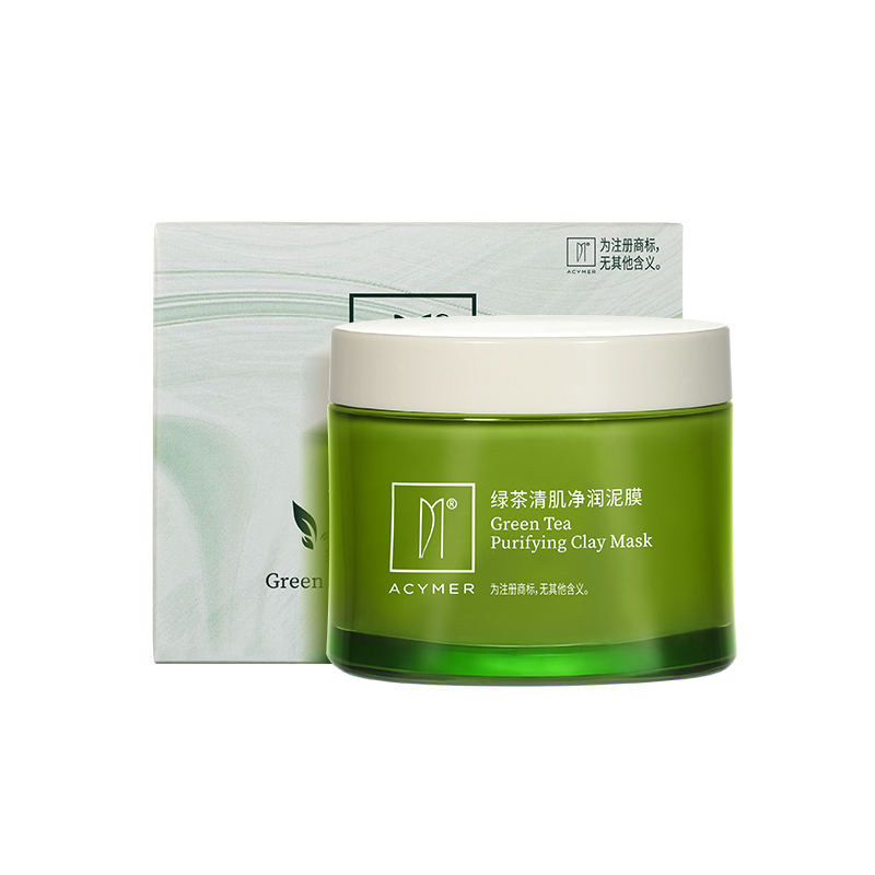 BC35 绿茶清肌净润泥膜120g产品视觉图 5